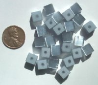 25 8mm Grey Fiber Optic Cubes